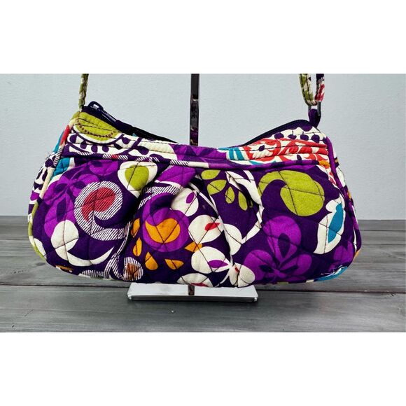 Vera‎ Bradley Plum Print Mini Crossbody Bag - Picture 2 of 12